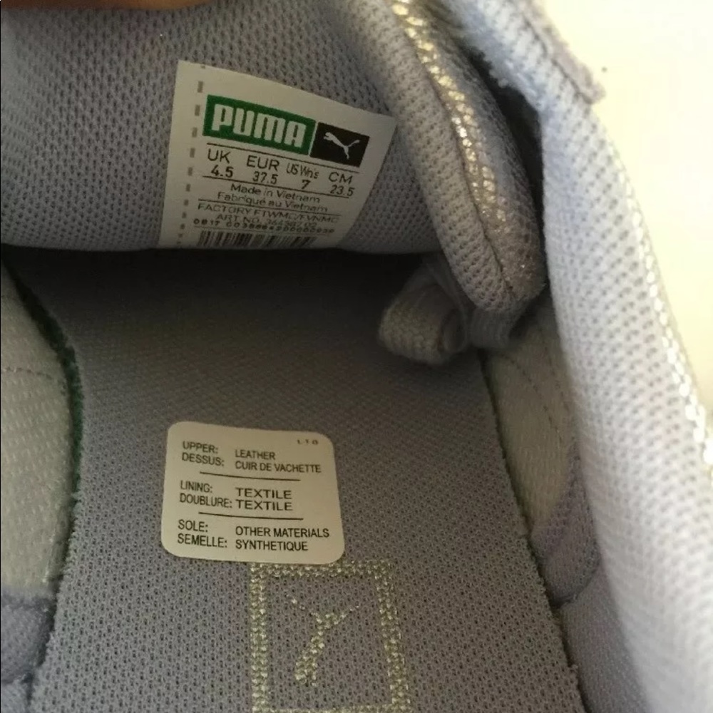 NWOB Puma Women’s Size 7 Icelandic Blue Sneakers - Picture 4 of 8